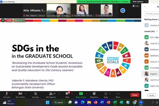 CTE graduate students to promote accessible education through SDGs