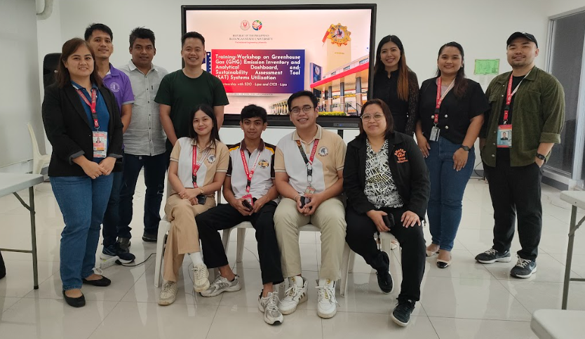 Training-Workshop on Greenhouse Gas (GHG) Emission Inventory and Analytical Dashboard, and Sustainability Assessment Tool (SAT) Systems Utilization